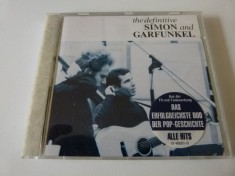 tHE DEFINITIVE - sIMON AND gARFUNKEL, CD