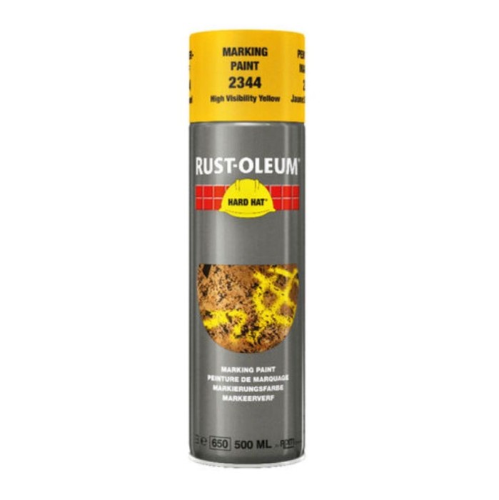 Vopsea Spray Marcaje Forestiere Si Constructii Galben 500ml