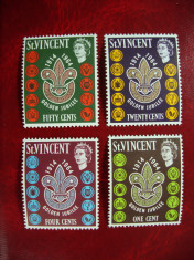 ST. VINCENT1964 SERIE MNH foto