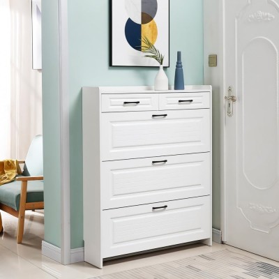 Pantofar H100 MDF White 100x24x120cm foto