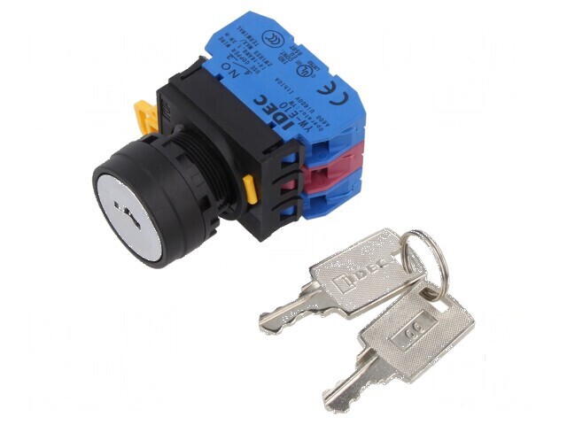 Comutator rotativ cu cheie 22mm - Set de 2 bucăți