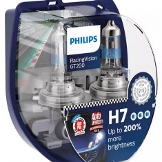 Bec Philips H7 12V 55W Racing Vision GT200 Set 2 Buc 12972RGTS2