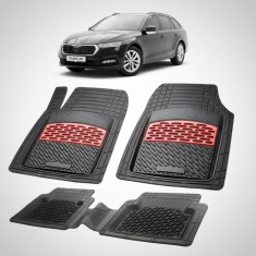 Covorașe Skoda Octavia IV Combi 2019+ | Red Edition &ndash; TeamCar&reg;