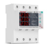 Releu protectie tensiune Sinotimer STVP936V-80A, trifazat, 80 A, 3 secvente, 4P