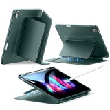 Husă ESR pentru iPad Air 13-inch (2025/2024), husă cu suport vertical, unghiuri multiple de staționare, husă ultra-robustă cu suport pentru stilou, se