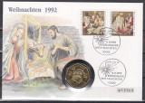 Germania 1992 - Crăciun, FDC NUMIS