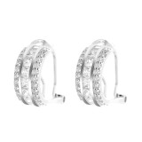 Cumpara ieftin Cercei argint 925, JW800, model elegant, placati cu rodiu