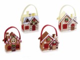 Cumpara ieftin Set 4 gentute Craciun textil multicolor 13.5x6x12 cm
