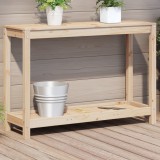 Cumpara ieftin Masă de plantare cu poliță, 108x35x75 cm, lemn masiv de pin