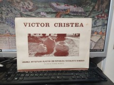 Victor Cristea pliant, Catalog expoziție ceramică și forme, Galeria Amfora, București, 1975, A002