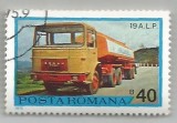 *Romania, LP 898/1975, Autovehicule romanesti, 40 bani, eroare 1, oblit.