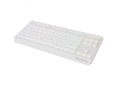 Tastatura WS Genesis Thor 230 TKL R alb foto