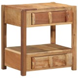 vidaXL Masă laterală Maro 43 x 32 x 46 cm Lemn masiv recuperat 4019625