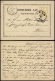 Austria 1872 Old postcard postal stationery Arad to Vienna D.611