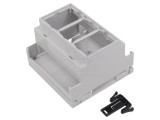 Carcasă pentru şină DIN Y: 90mm X: 88mm Z: 58mm gri deschis