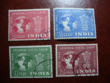 INDIA 1949 SERIE UPU, Stampilat