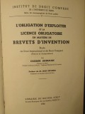 L&#039;OBLIGATION D&#039;EXPLOITER ET LA LICENCE OBLIGATOIRE-CASIMIR AKERMAN