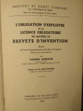 L&#039;OBLIGATION D&#039;EXPLOITER ET LA LICENCE OBLIGATOIRE-CASIMIR AKERMAN