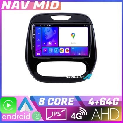 Navigatie Renault Captur 2013 2020 EDOTEC-LITE Android Ecran 720P Octa Core 4 64 Carplay CarStore Technology