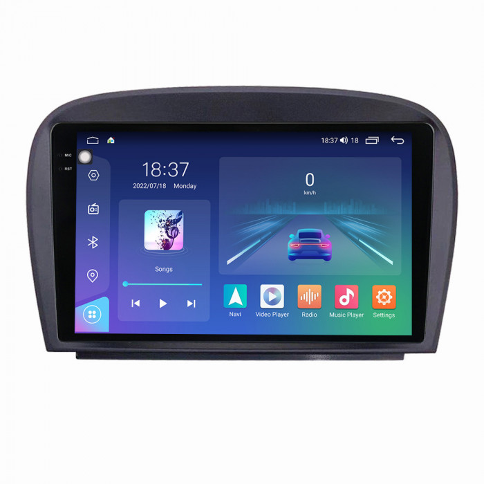 Navigatie dedicata cu Android Mercedes SL R230 2001 - 2012, 8GB RAM, Radio GPS