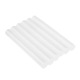 Batoane silicon cald pentru pistol de lipit 11 mm, transparente, set 6 buc
