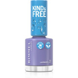 Rimmel Kind &amp; Free lac de unghii culoare 153 Lavender Light 8 ml