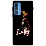 Husa compatibila cu Motorola Moto G51 5G model Luffy One Piece, Silicon, TPU, Viceversa, Transparent, Carcasa