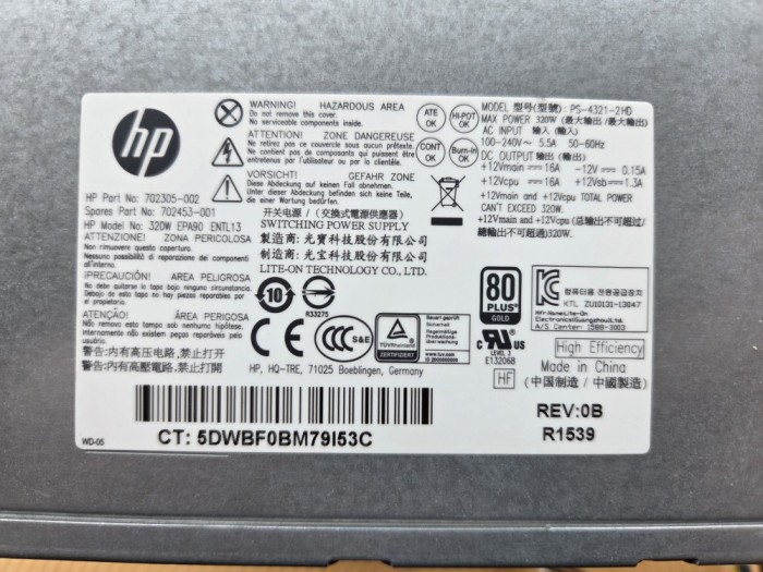 sursa PC - HP - PS-4321-2HD