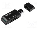 Cititor carduri memorie NATEC USB 2.0 negru