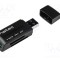 Cititor carduri memorie NATEC USB 2.0 negru