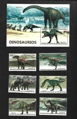 cuba dinozauri mnh foto
