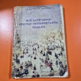 Mic dictionar pentru interpretarea viselor - Veronica Tamas