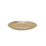 Platou decorativ aluminiu auriu Indhur 22x21,5x2h
