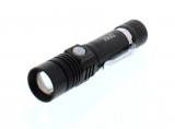 Lanterna LED reincarcabila Well Apex, cu Zoom, 350 lm, Li-Ion 1200mAh, Aluminiu - RESIGILAT