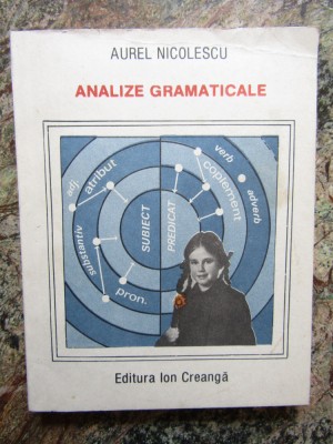 Analize gramaticale - Aurel Nicolescu * Editia a IV-a 1990 foto