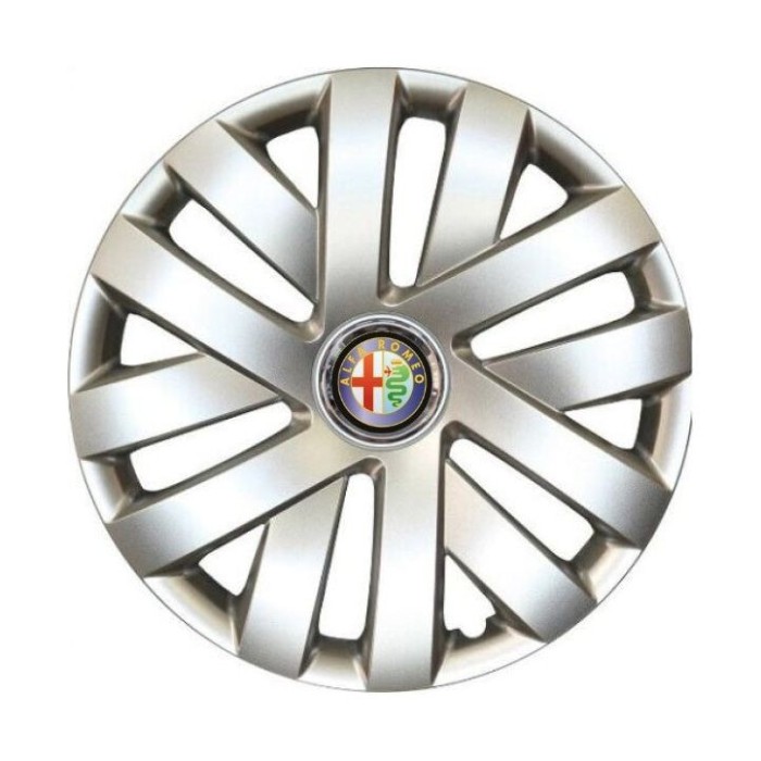 Set 4 Capace Roti R16, Potrivite Jantelor de 16 inch, Pentru Alfa Romeo, Model 409