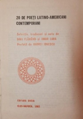 20 DE POETI LATINO - AMERICANI CONTEMPORANI foto