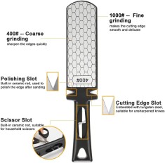 Pila ceramica profesionala ascutit cutite si foarfeci, 5in1 granulatii 400/1000