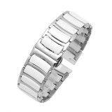 Curea ceramica, compatibila Honor Magic Watch 2 42mm, telescoape Quick Release, Noble Ceramic