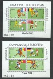 TSV$ - 1984 LP 1103 TURNEUL FINAL AL C.E. DE FOTBAL - BLOCURI MNH/** LUX