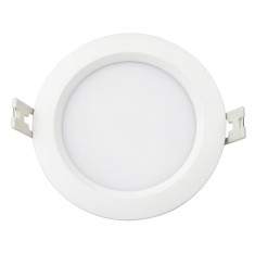 Spot LED MiBoxer FUT063, 6W, incastrat, RGB+CCT, 500LM, 2700K-6500K, lumina ajustabila, 2.4GHz, control de la distanta 30m, AC100-240V, rotund, alb, I