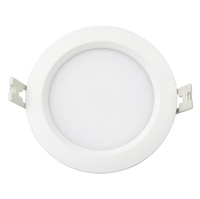Spot LED MiBoxer FUT063, 6W, incastrat, RGB+CCT, 500LM, 2700K-6500K, lumina ajustabila, 2.4GHz, control de la distanta 30m, AC100-240V, rotund, alb, I foto