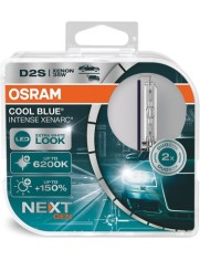 Set 2 Bec auto XENON D2S Osram Xenarc Original Cool Blue Intense Next Gen +150% 85V 35W