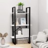 VidaXL Raft de depozitare, alb, 60x30x105 cm, PAL 806507