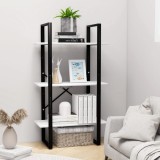 Gossi raft de depozitare, alb, 60x30x105 cm, pal