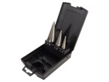 Burghiu-kit metal graduale conic 3buc.