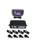 Senzori parcare cu display LED S500 tip OEM de 16.5mm Argintiu