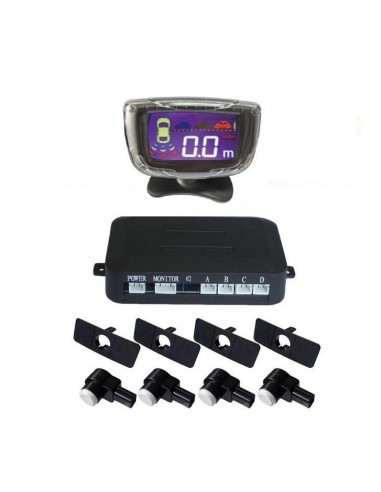 Senzori parcare cu display LED S500 tip OEM de 16.5mm Argintiu