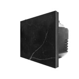 Cumpara ieftin Intrerupator touch triplu cap scara/cruce din marmura neagra Luxion, seria A
