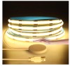 Banda LED COB 3, m 5, V USB , dimabila cu control touch wave, alb cald, IP67
